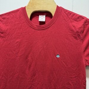 Brooks Brothers 346 T Shirt Mens Size Large Red‎ Crew Neck Short Sleeve Casual